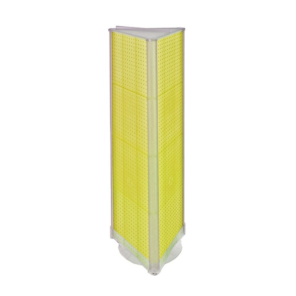 Three-Sided Pegboard Floor Revolving Display Panel Size:16" x 60"